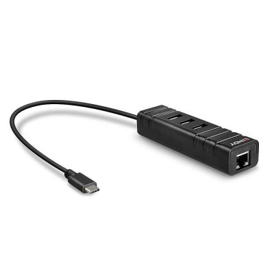 5. Lindy 43249 USB 3.2 Gen 1 (3.1 Gen 1) Type-C Hubs and Concentrators 5000 Mbit/s Black