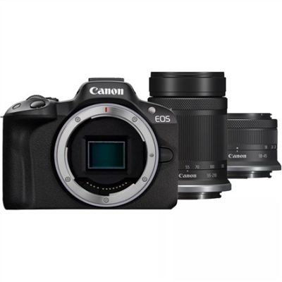 20. Canon EOS R50 camera + 18-45mm + 55-210mm