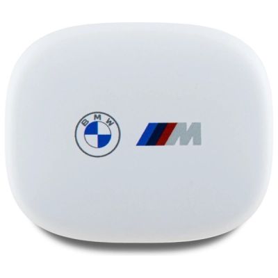 3. BMW Bluetooth headphones BMBEMIATP20LOH TWS + docking station white/white Printed Logos