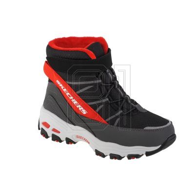 Skechers D Lites 660092L-BKRD Black 28