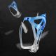 4. Rockbros RKL02 Aluminum Bottle Cage - Blue and Silver