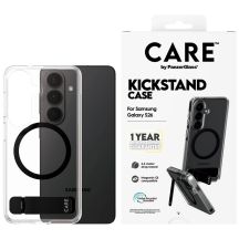 CARE by PanzerGlass Urban Explorer Transparent Case w. Black Qi for Samsung Galaxy S26 - transparent