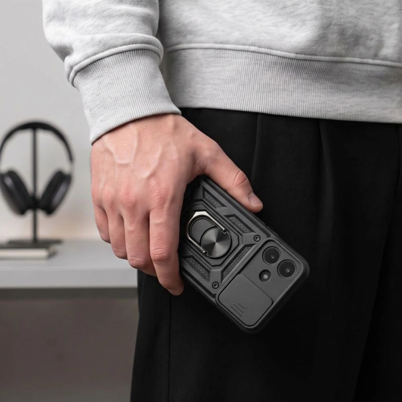 8. Tech-Protect CamShield Pro Case for Xiaomi Redmi Note 17 Pro 5G - Black