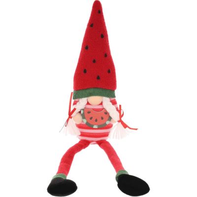 9. SPICY GNOME SITTING WATERMELON 35CM SPRING DECORATION