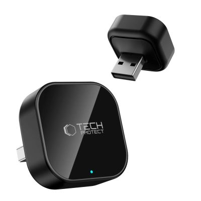 3. Tech-Protect Ultraboost CA01 USB Bluetooth 5.4 Apple CarPlay / Android Auto adapter - black