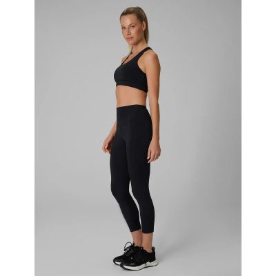 3. Women's 7/8 high waist leggings with quick-drying finish 4F 4FWAW26TFTIF489-20S
