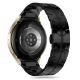 2. Tech-Protect Stainless Line Strap for Samsung Galaxy Watch 4 / 5 / 5 PRO / 6 / 7 / FE - Black