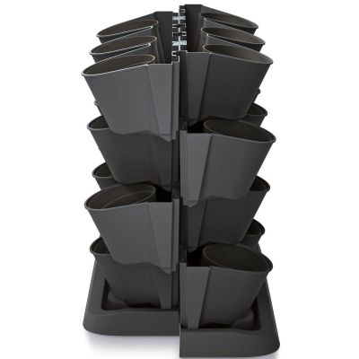 11. VERTICAL GARDEN FLOWER BED STANDING ANTHRACITE