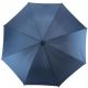 3. Long Semi-Automatic Umbrella with Curved Handle, Navy Blue, SEMI LINE