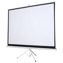 Silelis ET-1 100" projection screen (180x180 cm, 1:1), automatically rolled, three-legged tripod/stand