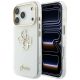 Guess IML 4G Script Metal Case for iPhone 17 Pro / 18 Pro - White