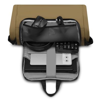 4. Lenovo GX41U39298 Laptop Bag 40.6 cm (16") Backpack Black, Yellow