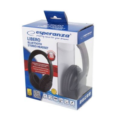 9. Esperanza LIBERO EH163K wireless headphones (black)