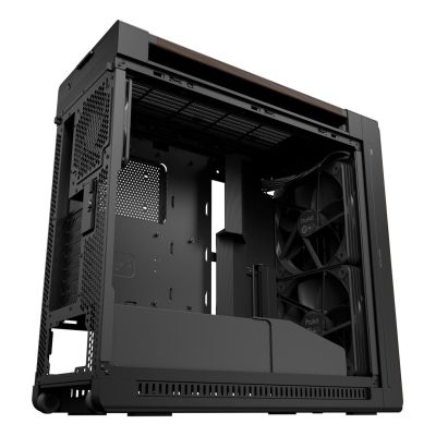 24. ASUS ProArt PA602 Wood Edition Modern Black - Tempered Glass Panel Midi Tower Black, Wood