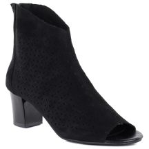 Women's open-toe ankle boots, black, M.Daszyński MR1954-23