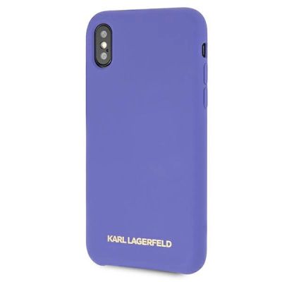 2. Karl Lagerfeld Silicone iPhone X/Xs Case - Purple