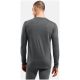 Odlo MERINO 200 Men's Long Sleeve Thermal Shirt, Gray, XL