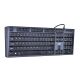 3. IBOX IKMS606 keyboard + mouse set (USB 2.0; (US); black; optical; 800 DPI)
