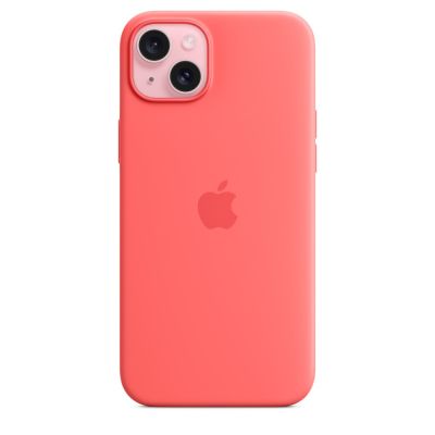 2. Apple Silicone Case with MagSafe for iPhone 15 Plus