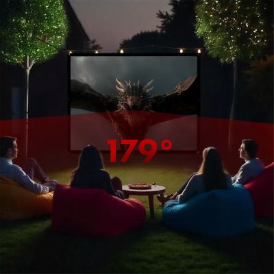 4. MACLEAN PROJECTION SCREEN 84", 175X131CM, 25MM BORDER 4:3, TENSION HOOKS MC-166