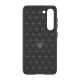 5. Carbon Case case for Samsung Galaxy S23+ flexible silicone carbon cover black