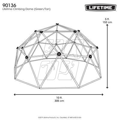 26. LIFETIME DOME FOR CLIMBING GEODOME 90136