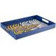RITUALI DOMESTICI FLORIGRAFIA Blue tray M
