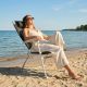 6. HIGH DELUXE CAMPING CHAIR WITH HEADREST ALUMINUM ANTHRACITE REDCLIFFS