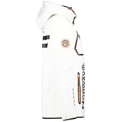 7. Men’s Softshell Jacket Geographical Norway RAINBOW MEN WHITE QUES 056 SIZE XL (WU1270H/GN-WHITE)