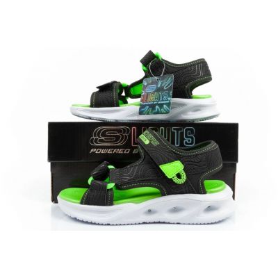 11. Skechers Jr. 401673L/BKLM Sandals