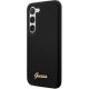 2. Guess GUHCS23SSLSMK S23 S911 black/black hardcase Silicone Vintage Gold Logo