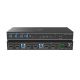 4. Lindy 2-Port HDMI 4K60 USB3.0 Dual-Head KVM Switch
