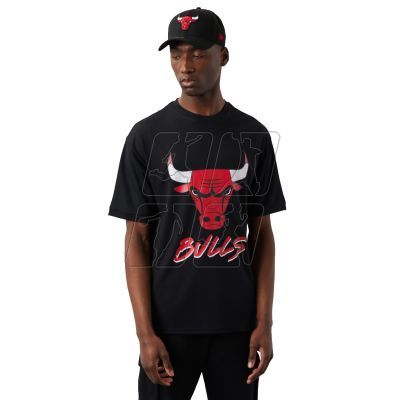 New Era NBA Chicago Bulls Script Mesh Tee M 60284738