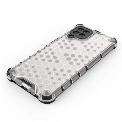 5. Honeycomb Case armor cover with TPU Bumper for Samsung Galaxy A22 4G blue