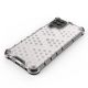 5. Honeycomb Case armor cover with TPU Bumper for Samsung Galaxy A22 4G blue