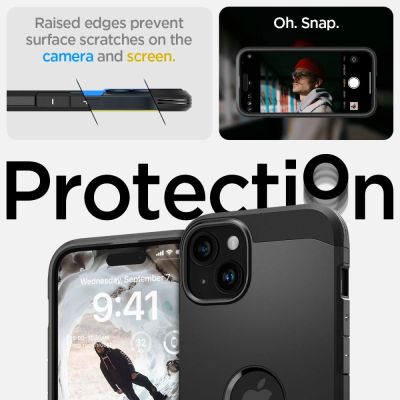 12. Spigen Tough Armor MagSafe case for iPhone 15 - black