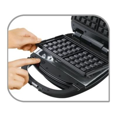 3. Tefal SW342D38 2-Pancake Maker Black, Stainless Steel