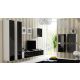 4. VIGO square display cabinet 50/50/30 white/black gloss