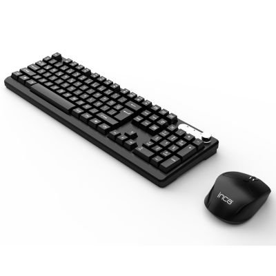 5. Inca IWS-549U Keyboard Mouse Included Office RF Wireless + USB Black