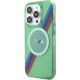 2. BMW M Tricolor Stripes MagSafe case for iPhone 15 Pro - green