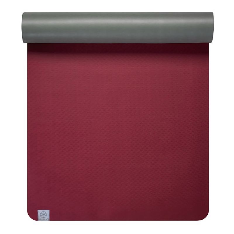 4. GAIAM Earth Lovers Double-Sided Yoga Mat 5 MM 62254