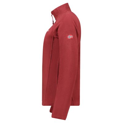 4. Geographical Norway TUG FZ BURGUNDY DB LADY 268 Women's Fleece Jacket (WA1716F/GN-BURGUNDY)