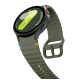 3. Tech-Protect Silicone Sport Strap for Samsung Galaxy Watch 4 / 5 / 5 Pro / 6 / 7 / FE - Green