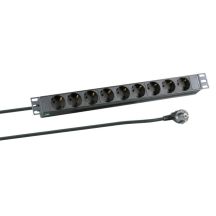 EFB Elektronik EK631DE.1 2 m power strip 9 x network sockets Indoor Black