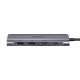 3. Ugreen CM195 ​​6in1 adapter USB-C - HDMI / 2x USB-A 3.0 / USB-C PD / SD / TF reader - gray