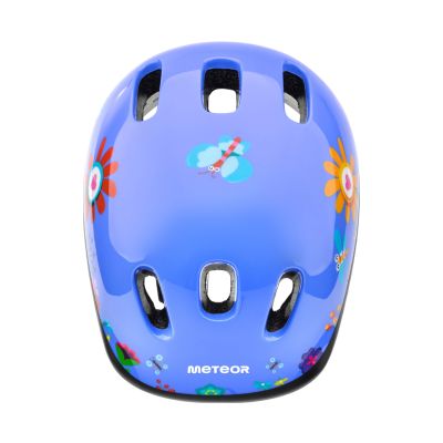 4. Meteor KS06 S Bike Helmet 48-52 cm Garden Blue 24815