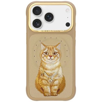 Nimmy Lucky Fashion Cat MagSafe case for iPhone 17 Pro Max - brown