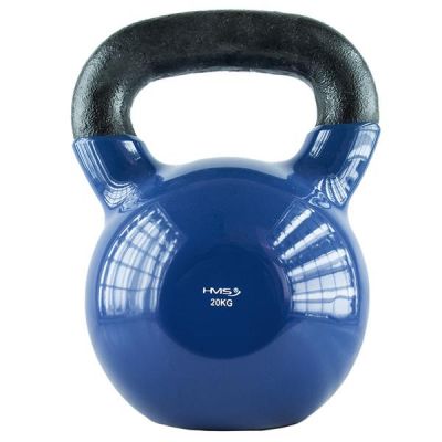 4. Blue HMS KNV20 20kg cast iron kettlebell