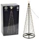DECORATIVE CHRISTMAS TREE 550LED SUPER WARM WHITE 300CM BLACK