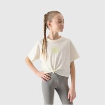 Girls' printed top 4F 4FJWSS25TTSHF1872-11S